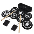 Portable Percussion Instrument Silicone Jazz Drum Set