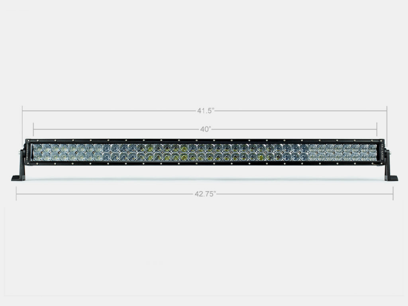 Cali Raised LED Cali Raised 42 Dual Row 5D Optic Osram Led Bar - Combo CR2314