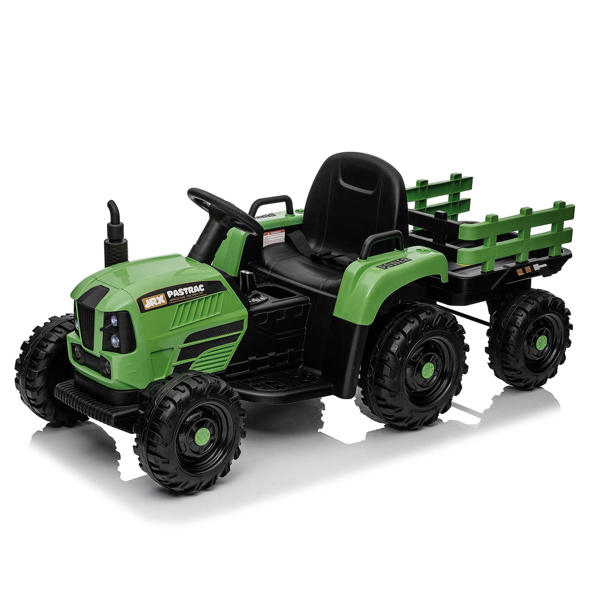 Ride On Tractor with Trailer - 24V Electric Toy for Kids