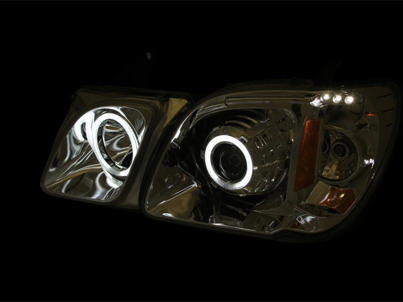 Anzo 1998-2007 Lexus Lx470 Projector Headlights w/ Halo Chrome (CCFL)