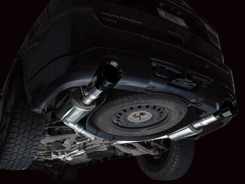 AWE Tuning 11-24 Dodge Durango 5.7L Touring Edition Exhaust w/ Diamond Black Tips 3015-33575