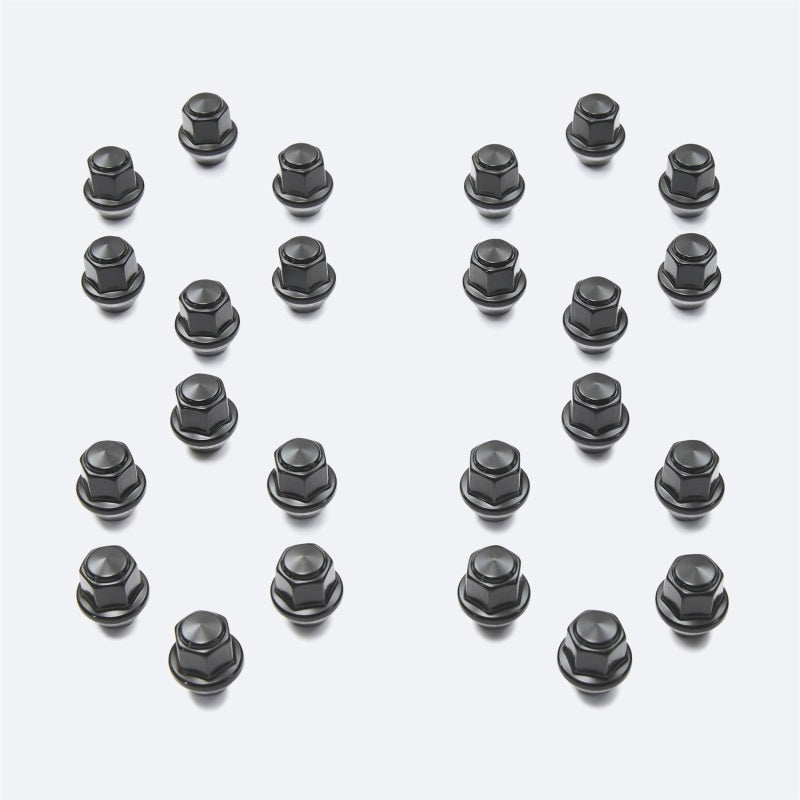 Ford Racing M14 x 1.5 Black Lug Nut - Set of 24 M-1012K-F15B