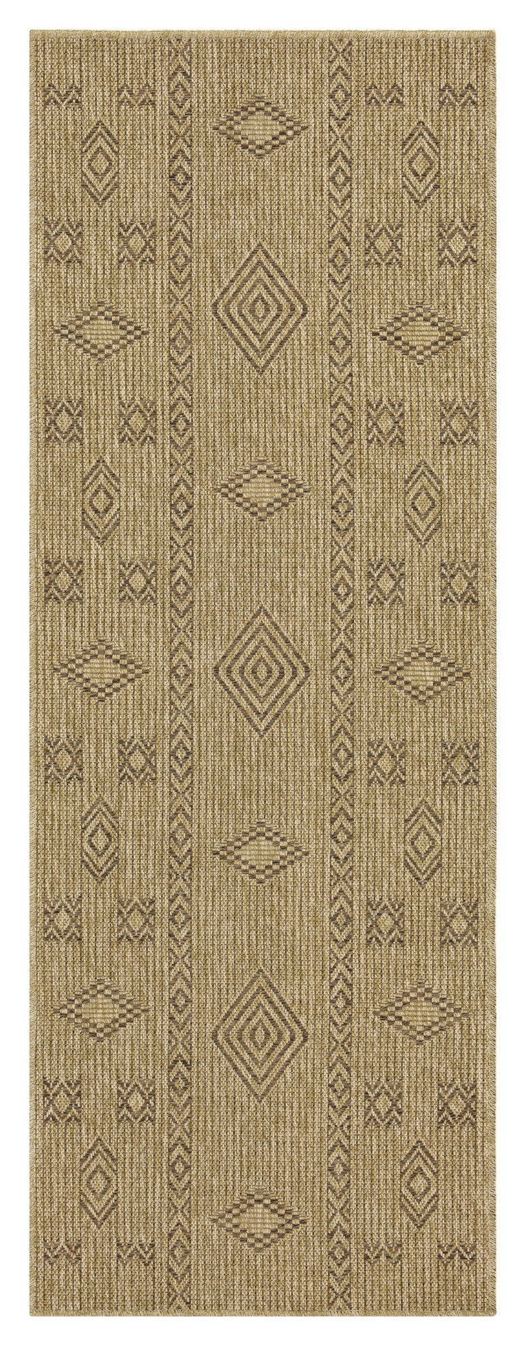 Earth GC_NTL1002 Jute/Mocha Indoor/Outdoor Area Rug