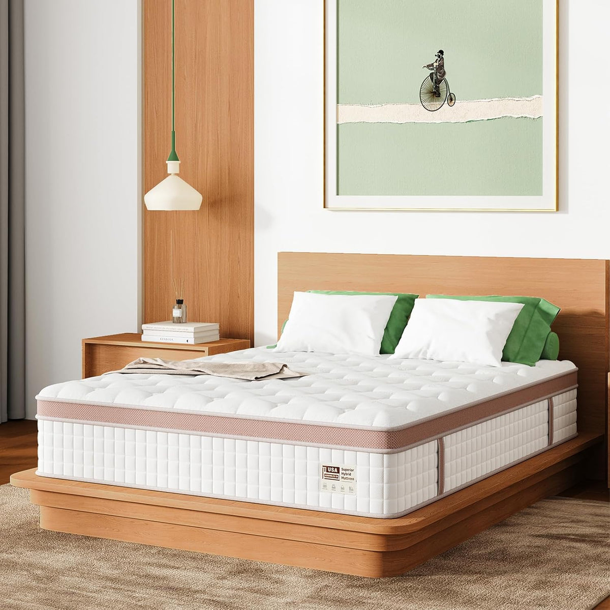 12 Inch Firm Hybrid Mattress – King Size