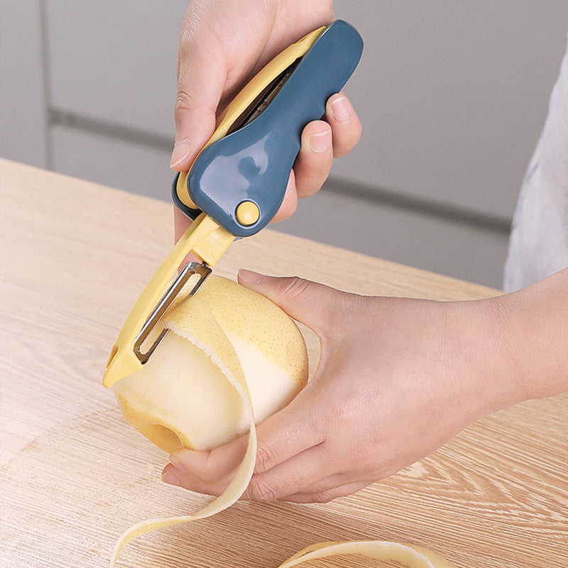 Stainless Steel Fruit Peeler – Non-Slip Grip, Rust-Resistant Blade