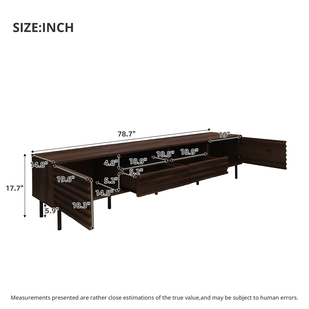 78 Inch Modern TV Stand for TVs Up to 85 Inches