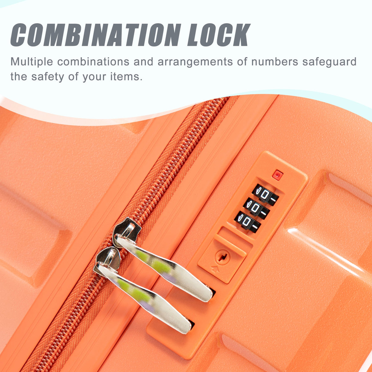 3-Piece PC Spinner Wheel Luggage Set