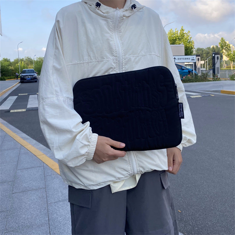 Embroidered Laptop Tablet Liner Storage Bag