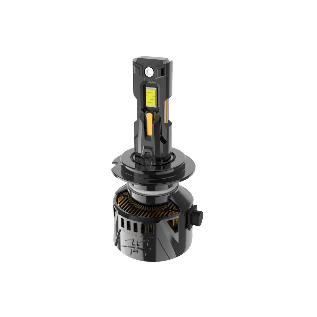 Cross Border Exclusive Supply Of Four Copper Tube Automotive Led Headlights With 30 Laser Light Beads Suitable For Cars And Trucks 12-24V Universal