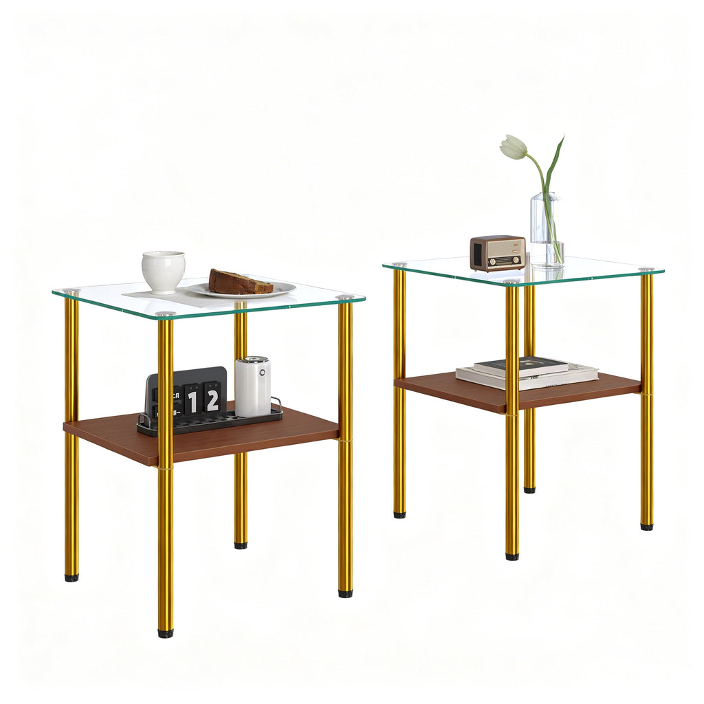 Modern Glass Coffee Table and End Tables Set of 3