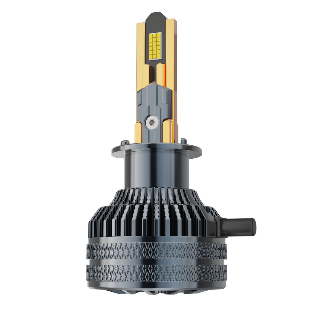 200W Super Bright LED Car Headlight Bulb 10 Copper Tubes 36 Chip High Focus H4 H7 Auto LED Headlamp Plug And Play