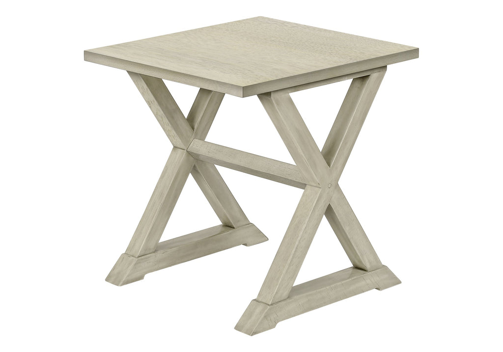 Antique White Accent Table