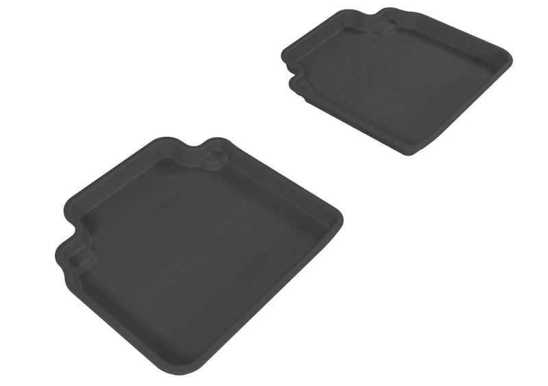 3D MAXpider 2008-2012 Honda Accord Kagu 2nd Row Floormats - Black L1HD00821509