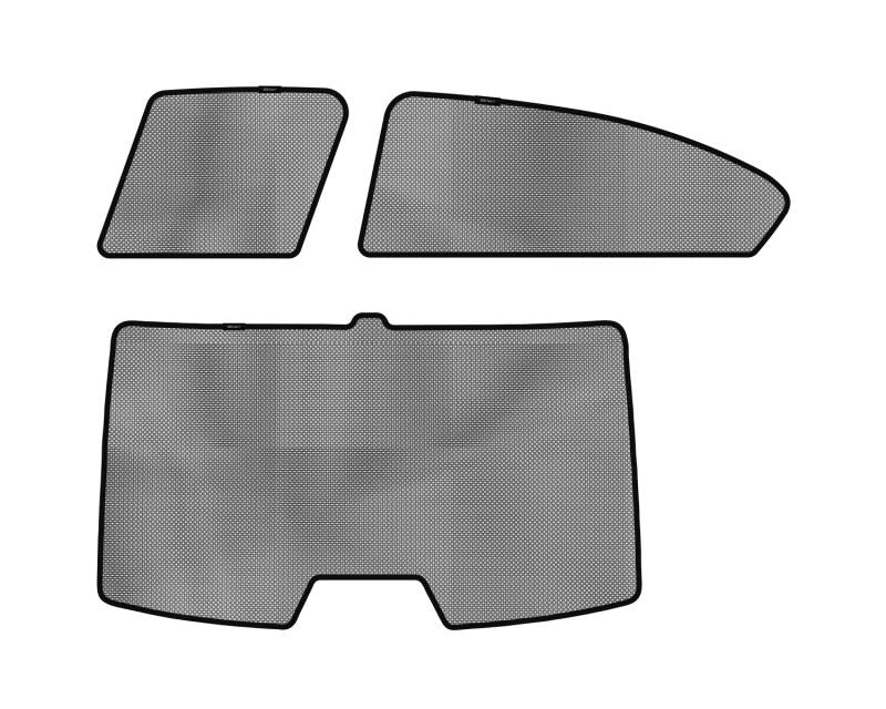 3D MAXpider 2012-2015 Honda Civic Sedan Black Sun Shades - Complete Set S1HD0410