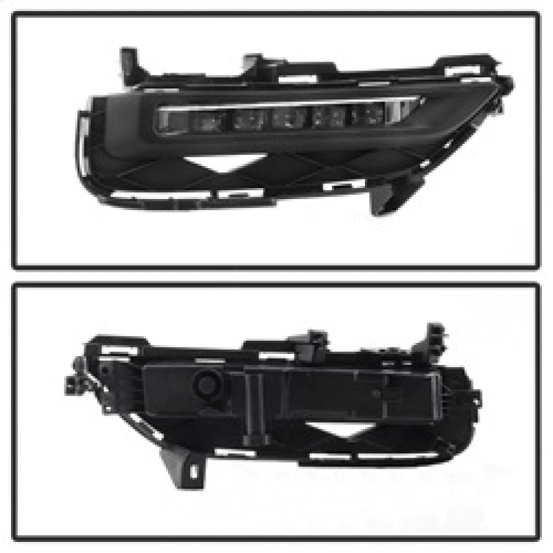 Spyder Honda Accord Coupe 2016-2017 OEM LED Fog Lights W/Switch- Clear FL-HA2016-2D-LED-C 5083043