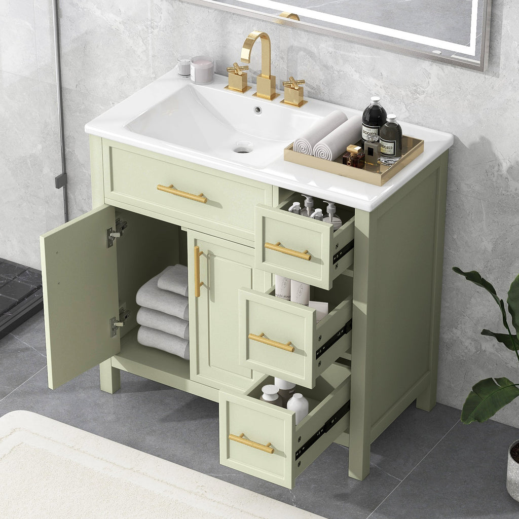 36" Bathroom Vanity with Sink Top