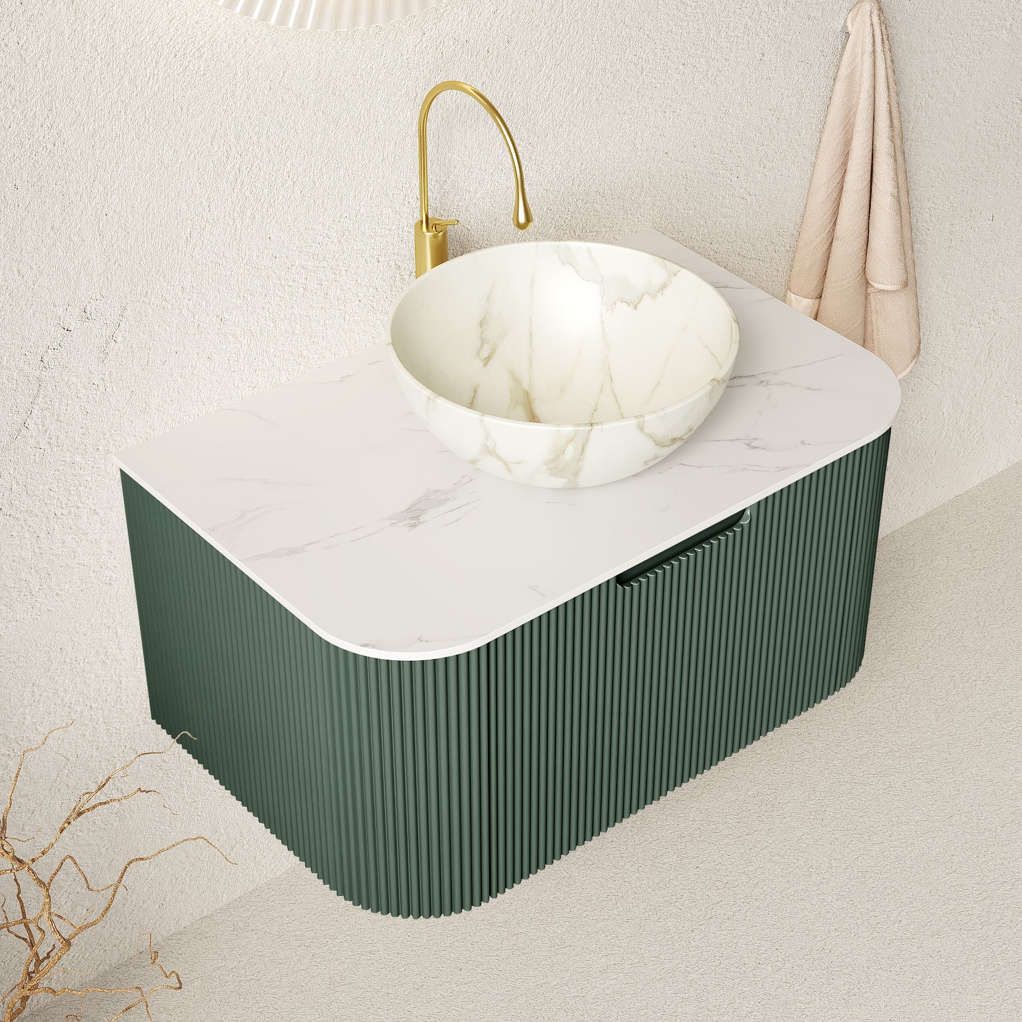 Dina 30" Bathroom Vanity & Sink