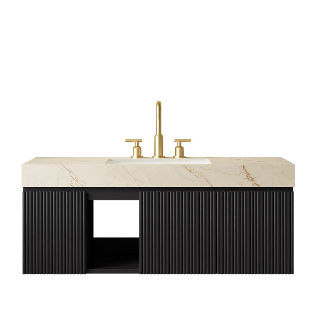 Eiden 48" Bathroom Vanity & Sink, Floating Storage Cabinet