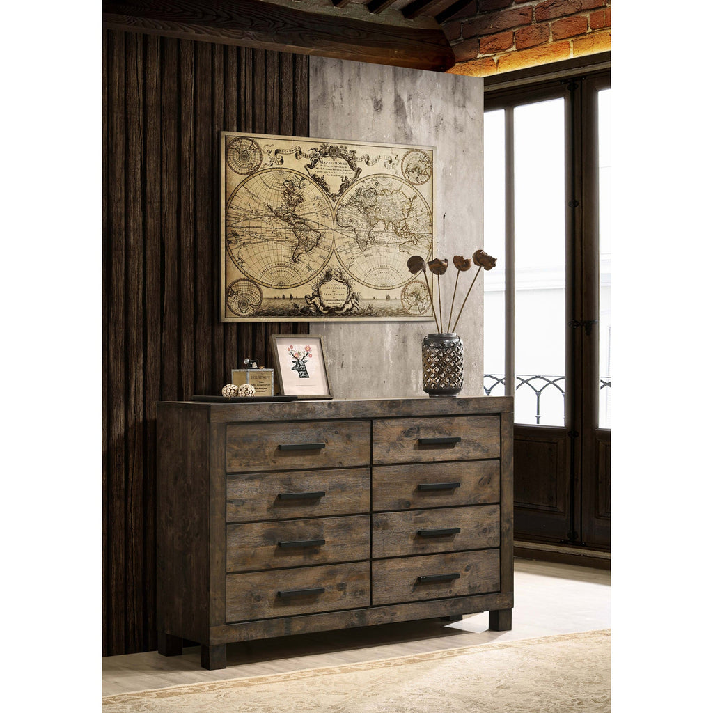 Bren Rustic Golden Dresser