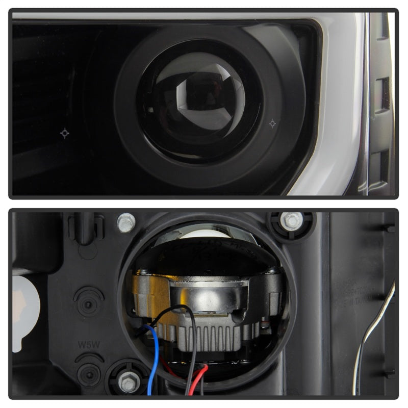 Spyder Ford F150 13-14 Xenon Model Only Light Bar Projector Headlights Black PRO-YD-FF15013PL-BK 5087591