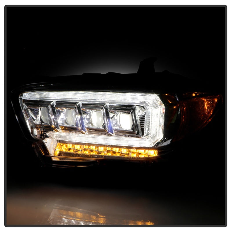 Spyder 16-20 Toyota Tacoma LED Model Only High-Power LED Headlights - Chrome PRO-YD-TT16LEDAP-C 5088383