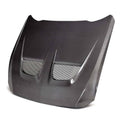 Anderson Composites 2024 Ford Mustang Type-GTD Double Sided Carbon Fiber Hood AC-HD24FDMU-GTD-DS