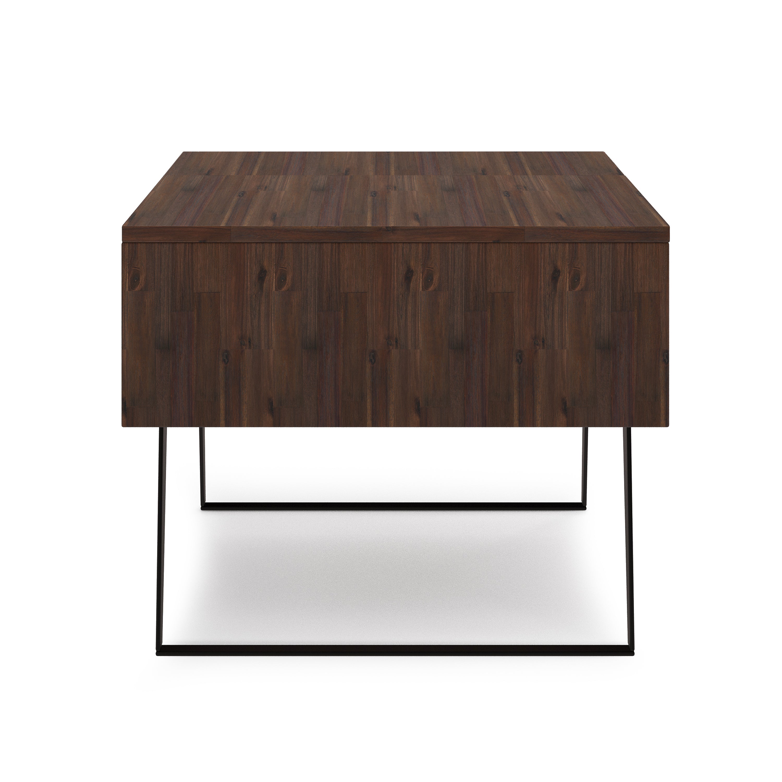Lowry 48 Inch Wide Solid Acacia Wood Lift Top Coffee Table