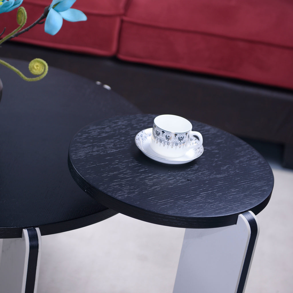 32.68" & 16.93" Round Coffee Table Set