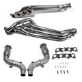 BBK 15-23 Ford Mustang GT 5.0 1-7/8in Headers w/High Flow Catted Mid Pipe (Silver Ceramic) 18564