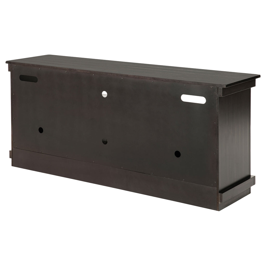 Castleton Distressed Java TV Stand Media Console