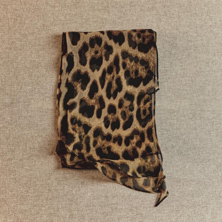 Spring Lightweight High-end Narrow Long Silk Scarf