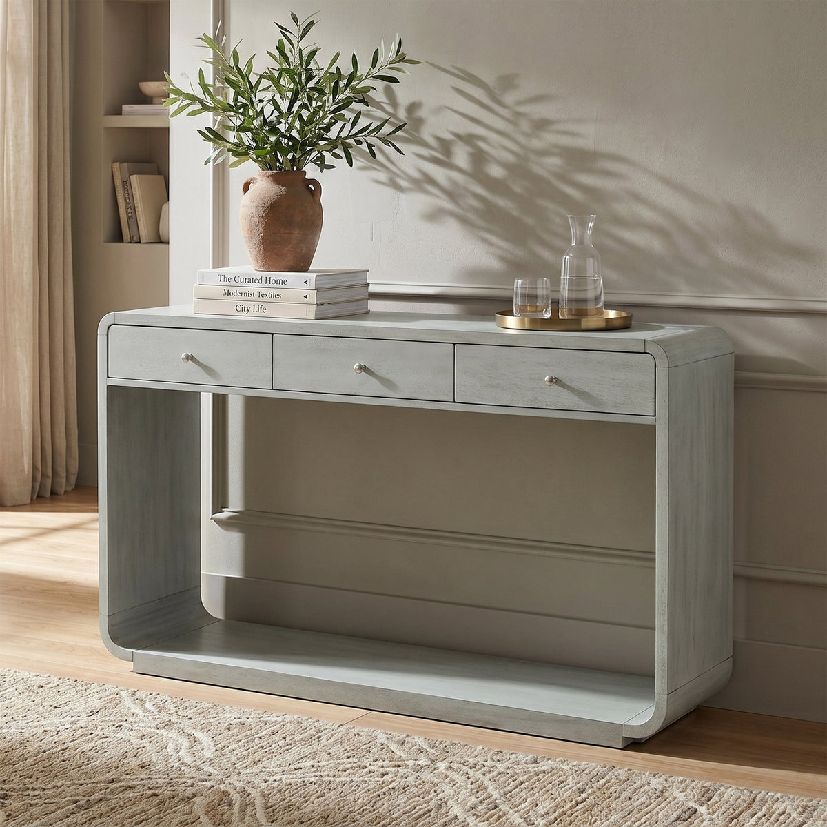Antique-Style Console Table