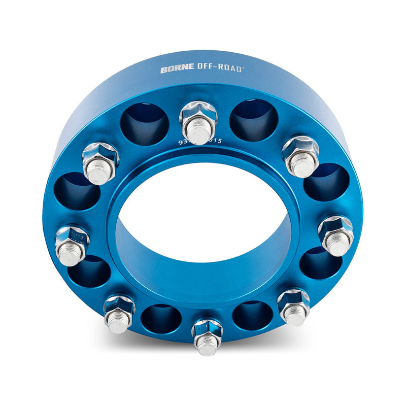 Borne Off-Road Wheel Spacers 8x180 124.1 50 M14 Blue BNWS-009-500BL