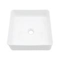 15.69"x15.69" Modern Bathroom Vessel Sink
