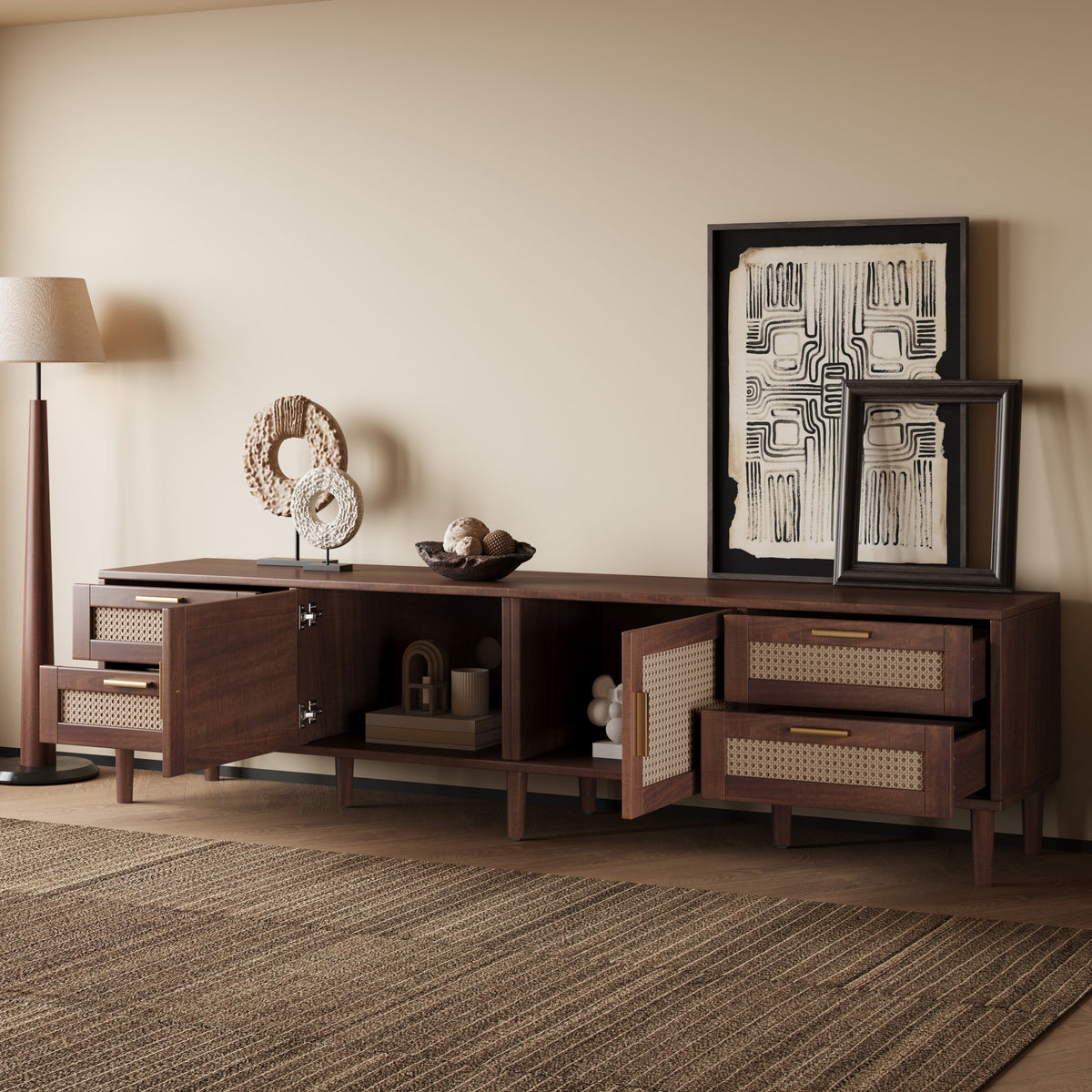 78 Inch TV Stand for TVs Up to 85 Inch