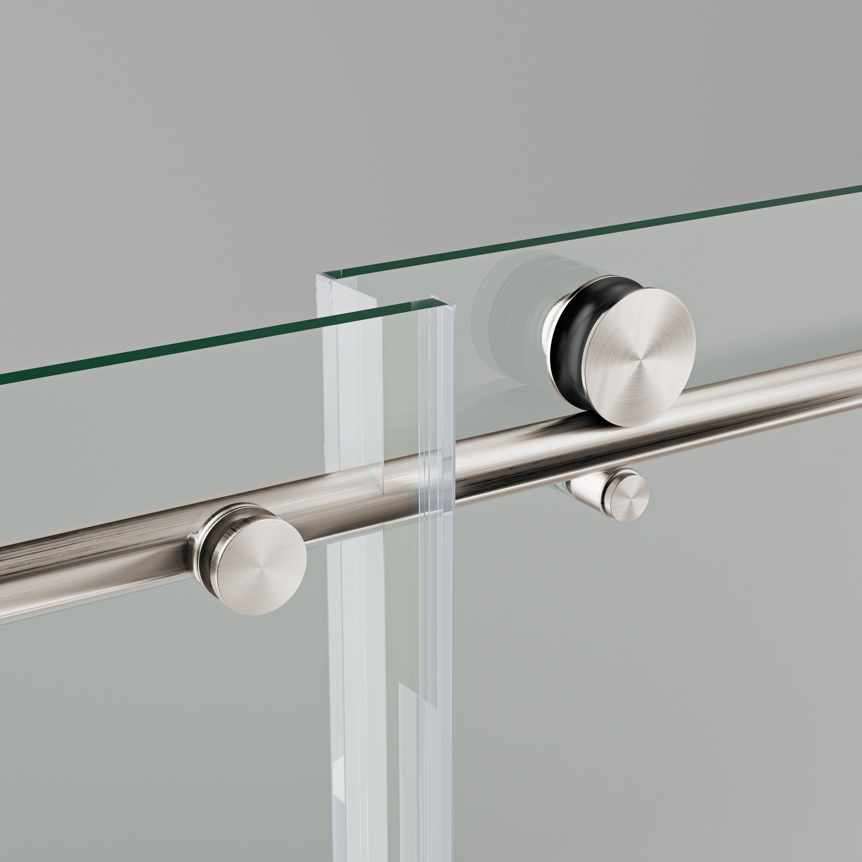 Frameless Shower Door with Premium Tempered Glass