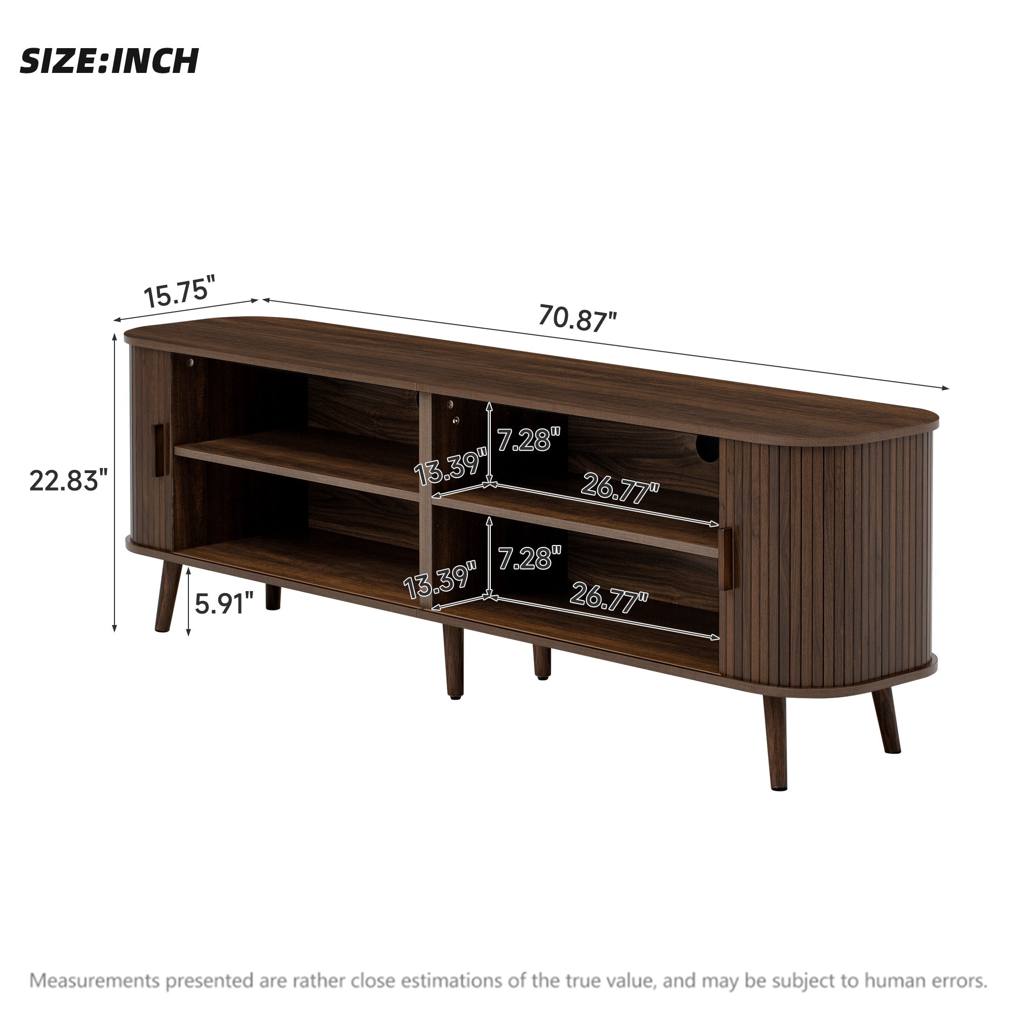 70-Inch Modern TV Stand for TVs up to 80 Inches