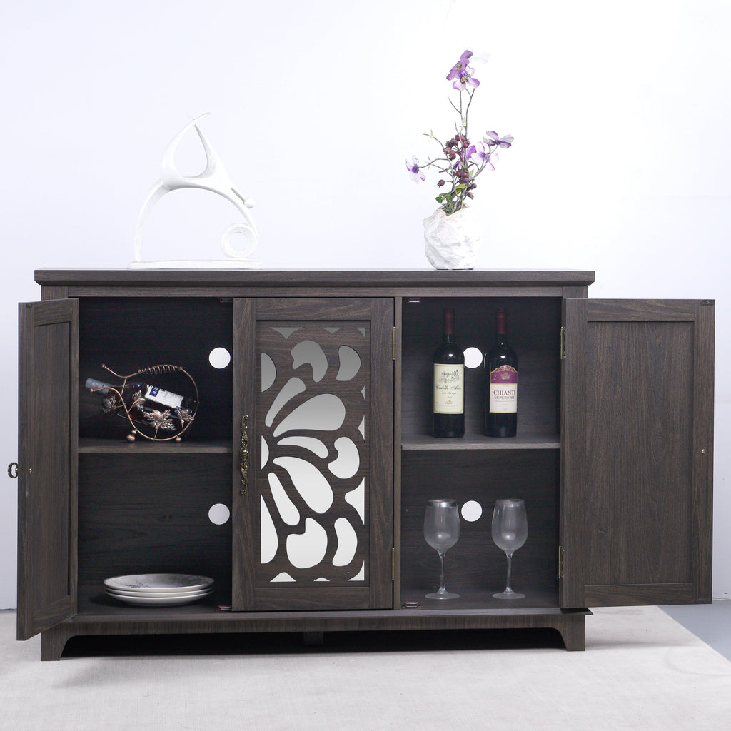 49.33" x 15.55" Spacious Size Countertop Sideboard