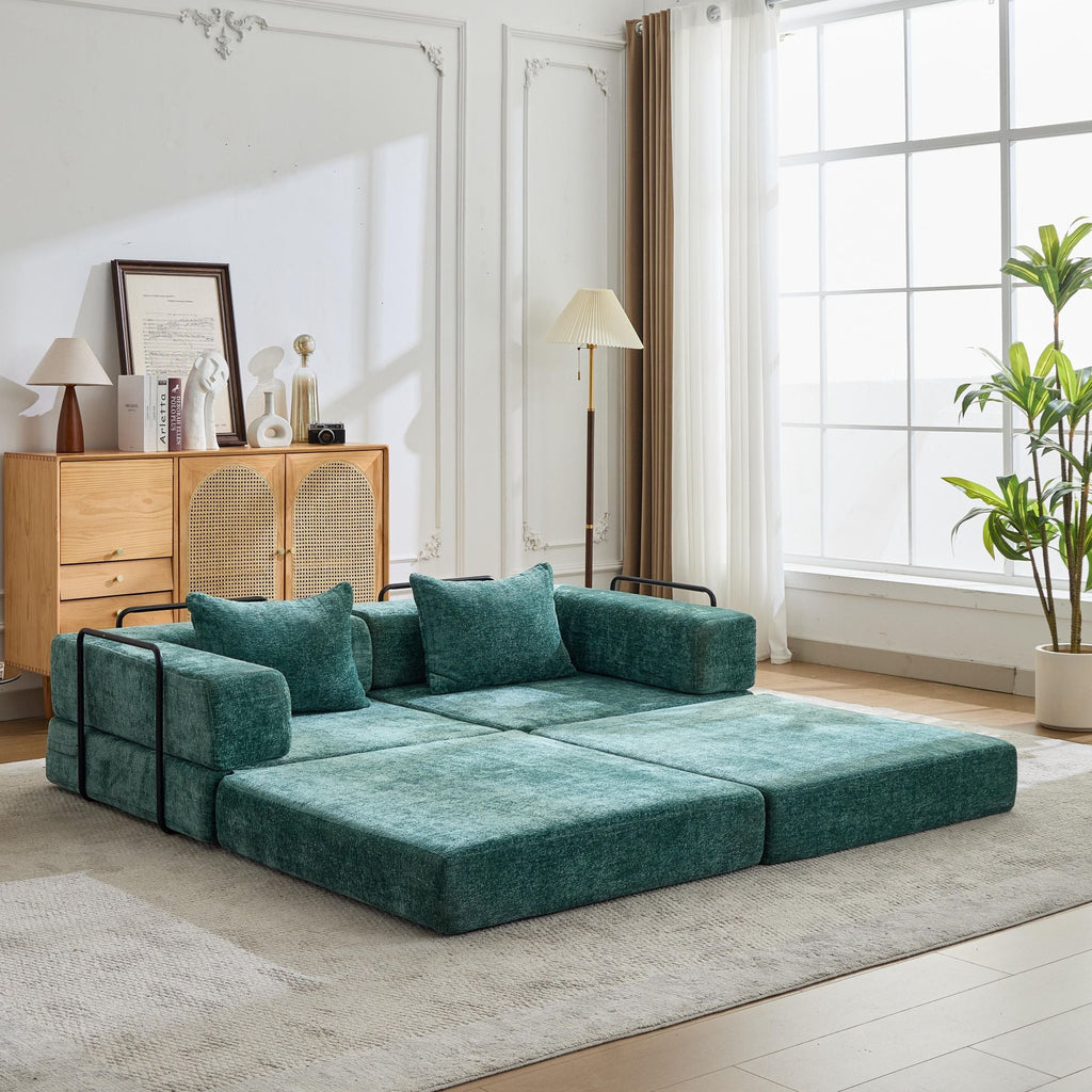 Compression Sofa: Convertible Floor Sofa Bed