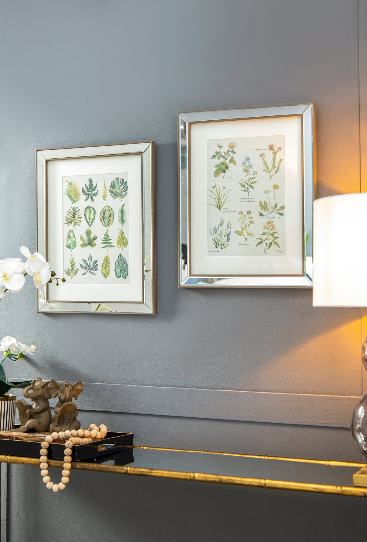 S/2 Liana Mirror Framed Wall Art