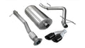 Corsa 07-08 Chevrolet Silverado 4.8L V8 3in Cat-Back Single Side w Twin 4in Black Pro-Series Tips 14269BLK