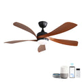 45 Inch Matte Ceiling Fan with LED Light