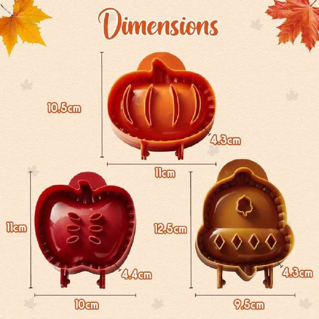 Irregular-shaped Pie Molds For Christmas Baking