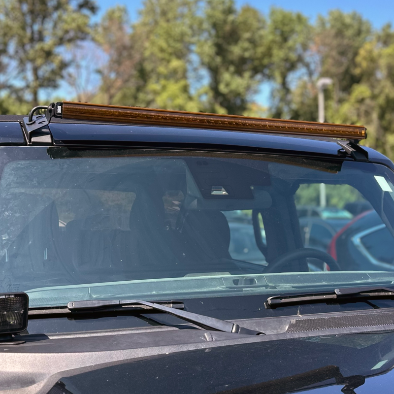 Borne Off-Road Light Bar Cover Single Row 30in Amber BNLT-COV-SS30YL