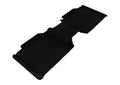 3D MAXpider 2005-2011 Toyota Tacoma Access Cab Kagu 2nd Row Floormats - Black L1TY07521509