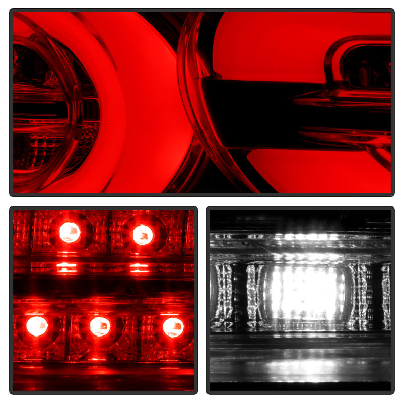 Spyder Chevy Camaro 16-18 Halogen LED Tail Lights Chrome ALT-YD-CCAM16HAL-SEQ-C 5087225