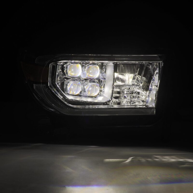 AlphaRex 07-13 Toyota Tundra / 08-17 Sequoia NOVA LED Proj HL Chrome w/Actv Light Seq. Sig + DRL 880819 *Discontinued