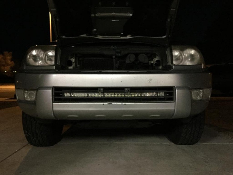 Cali Raised LED Cali Raised 03-09 Toyota 4Runner 32In Lower Bumper Hidden Led Light Bar Brackets Kit - Brackets Only CR2511