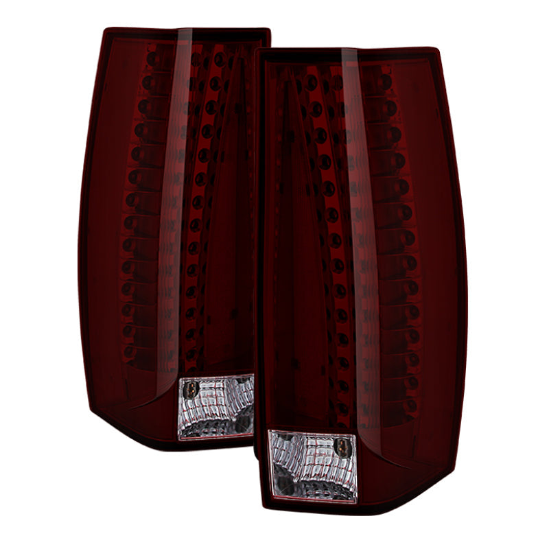 SPYDER Xtune Cadillac Escalade 07-14 OE Style Tail Lights Red Smoked ALT-JH-CAESC07-OE-RSM 9030505