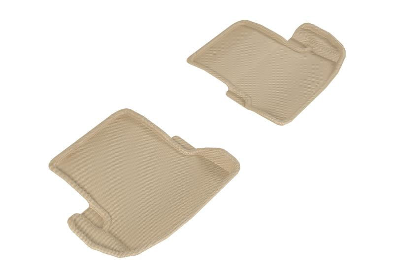 3D MAXpider 2016-2020 Mercedes-Benz C-Class Coupe C205 Kagu 2nd Row Floormats - Tan L1MB08521502